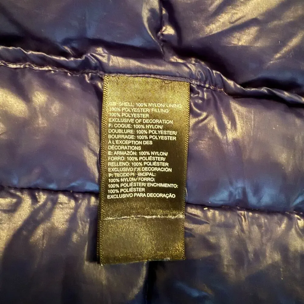 The North Face Mens Thermoball Eco Puffer Jacket Coat Blue‎ Size Large